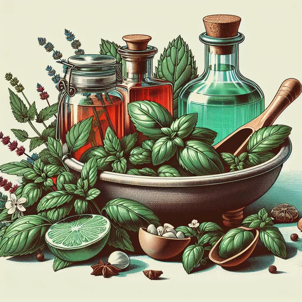 Guide to Creating a Natural Mint and Basil Cooling Foot Soak