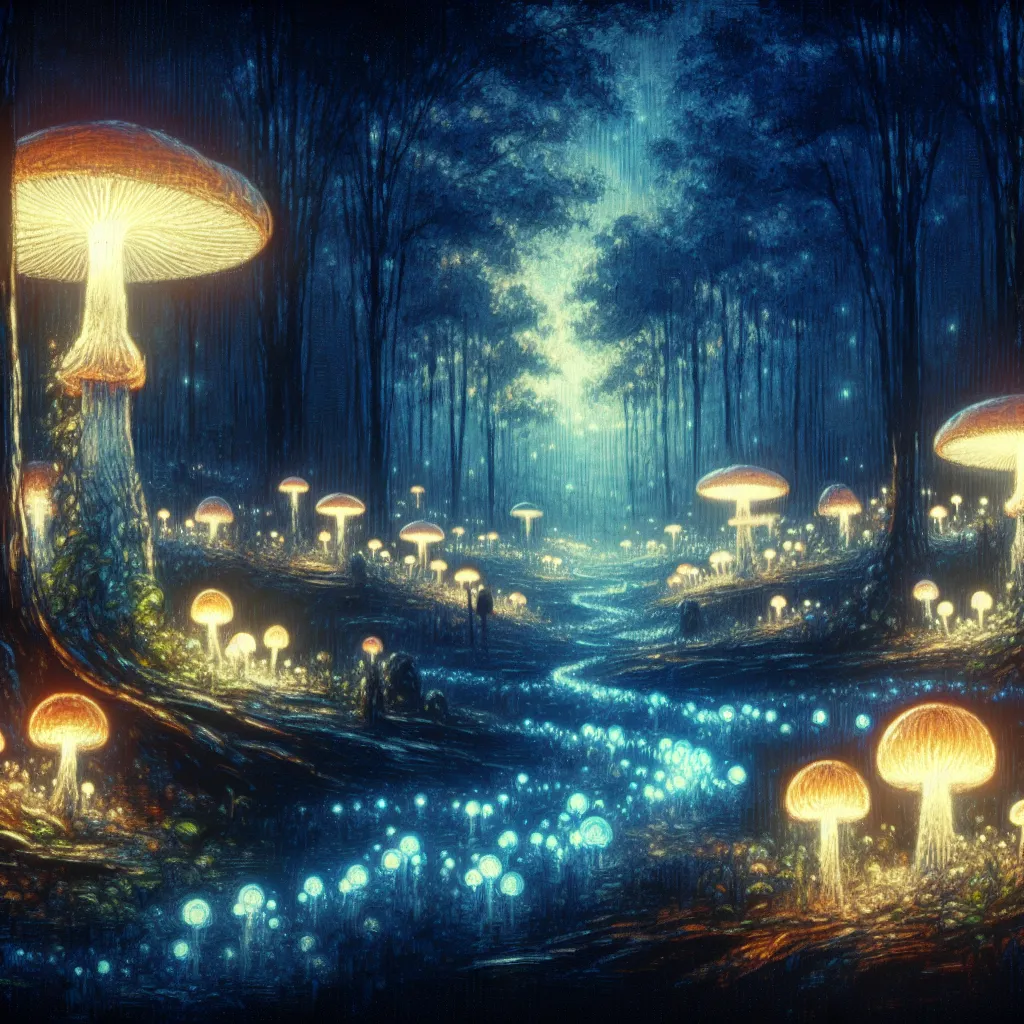 Discover the Incredible World of Bioluminescent Mushrooms and Their Potential Applications in Science and Technology