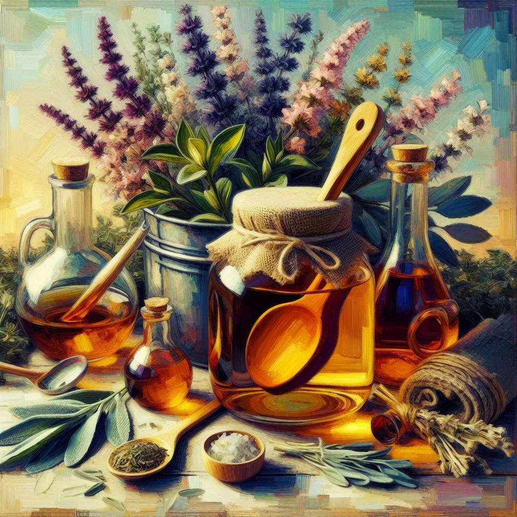 Creating a DIY Sage and Thyme Cough Syrup