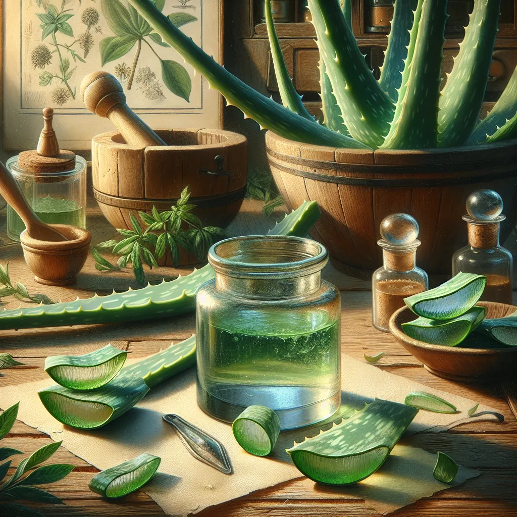Creating a Homemade Aloe Vera Gel for Skin Soothing and Healing