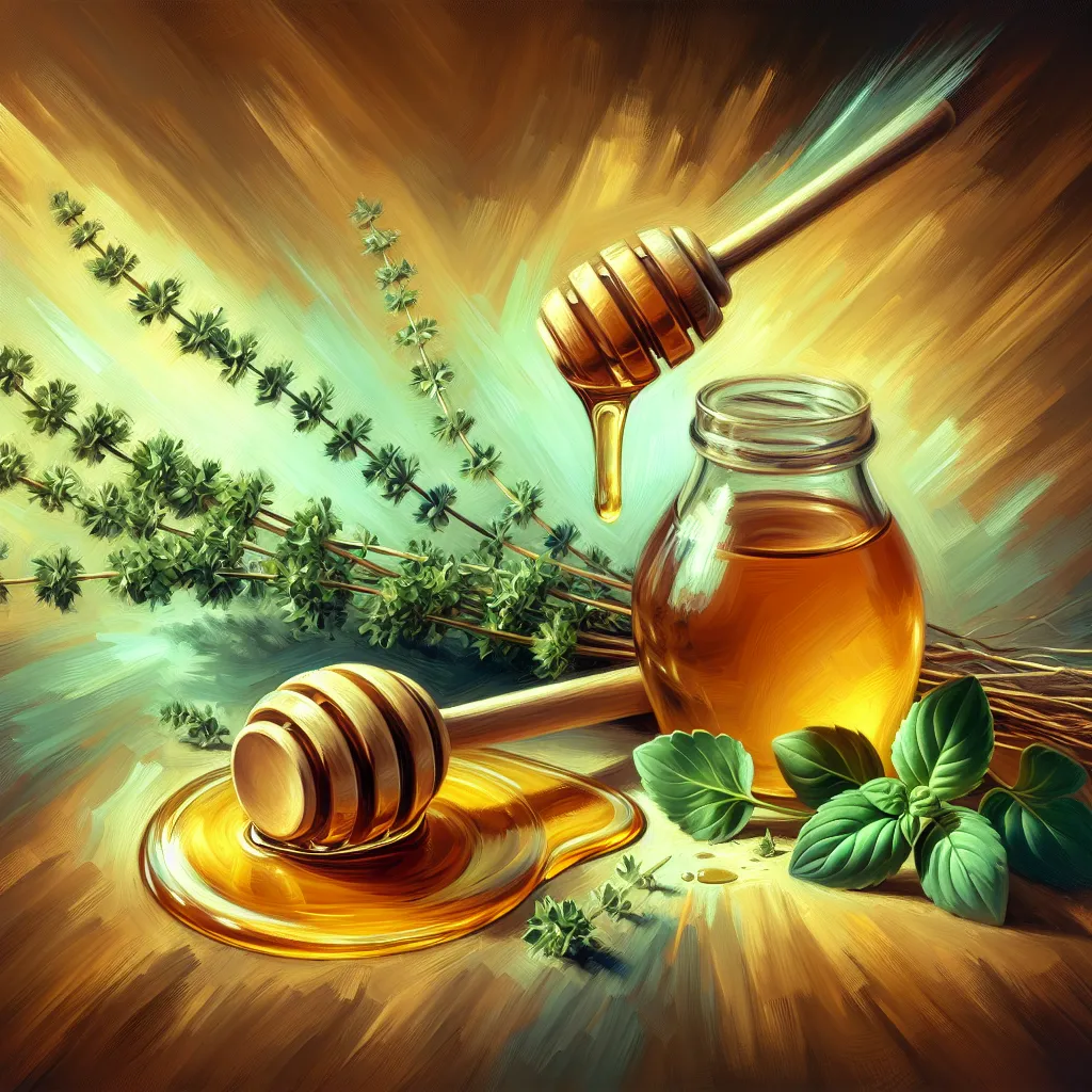 Creating a Natural Honey and Thyme Cough Syrup