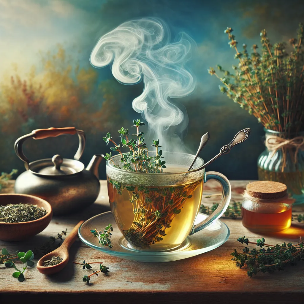 Creating a Natural Thyme Tea for Respiratory Health