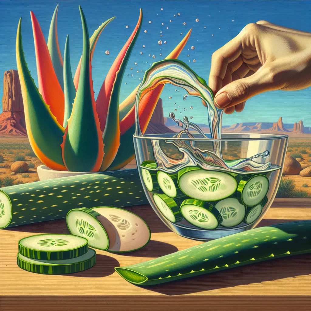 DIY Aloe Vera and Cucumber Face Mask for Hydrating Skin