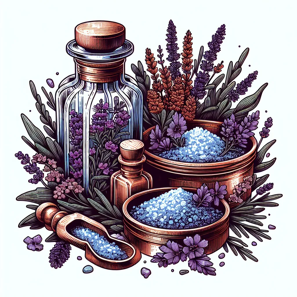 DIY Arnica and Lavender Bath Salts for Muscle Relaxation