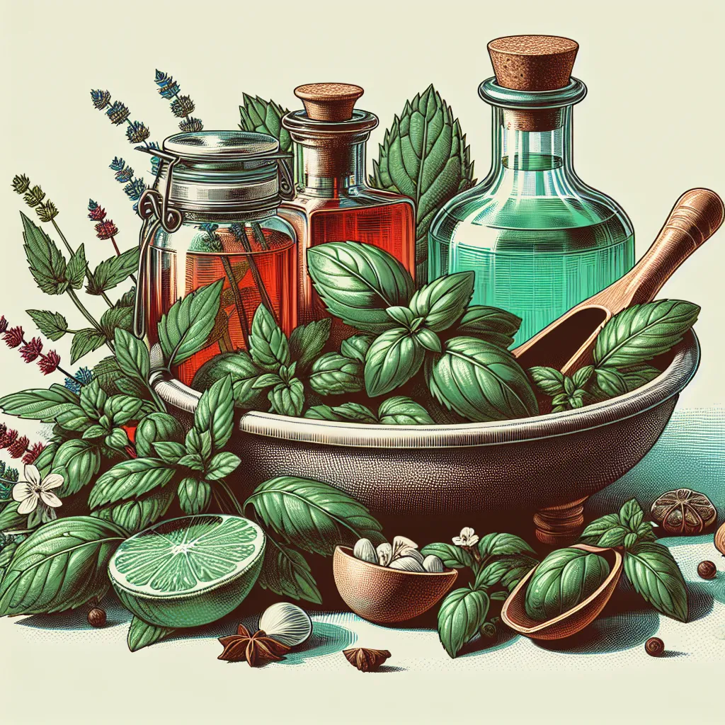 Guide to Creating a Natural Mint and Basil Cooling Foot Soak