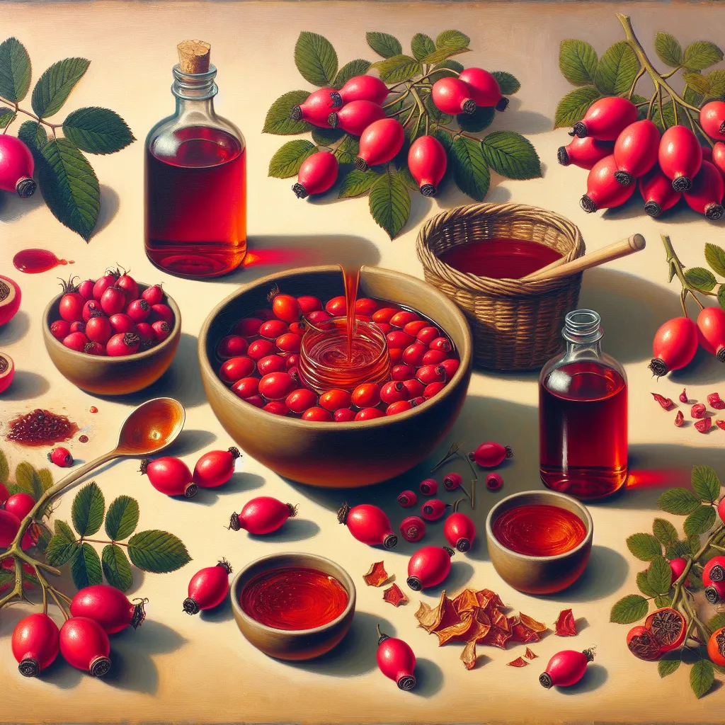 How to Craft a Natural Rosehip Syrup for Immune Support