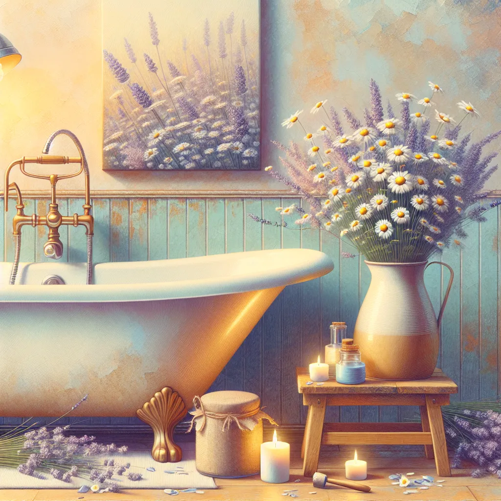 How to Make Your Own Chamomile and Lavender Bath Soak for Relaxation