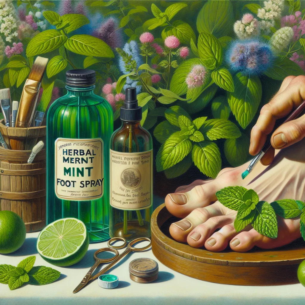 How to Make Your Own Herbal Mint Foot Spray for Refreshing Tired Feet