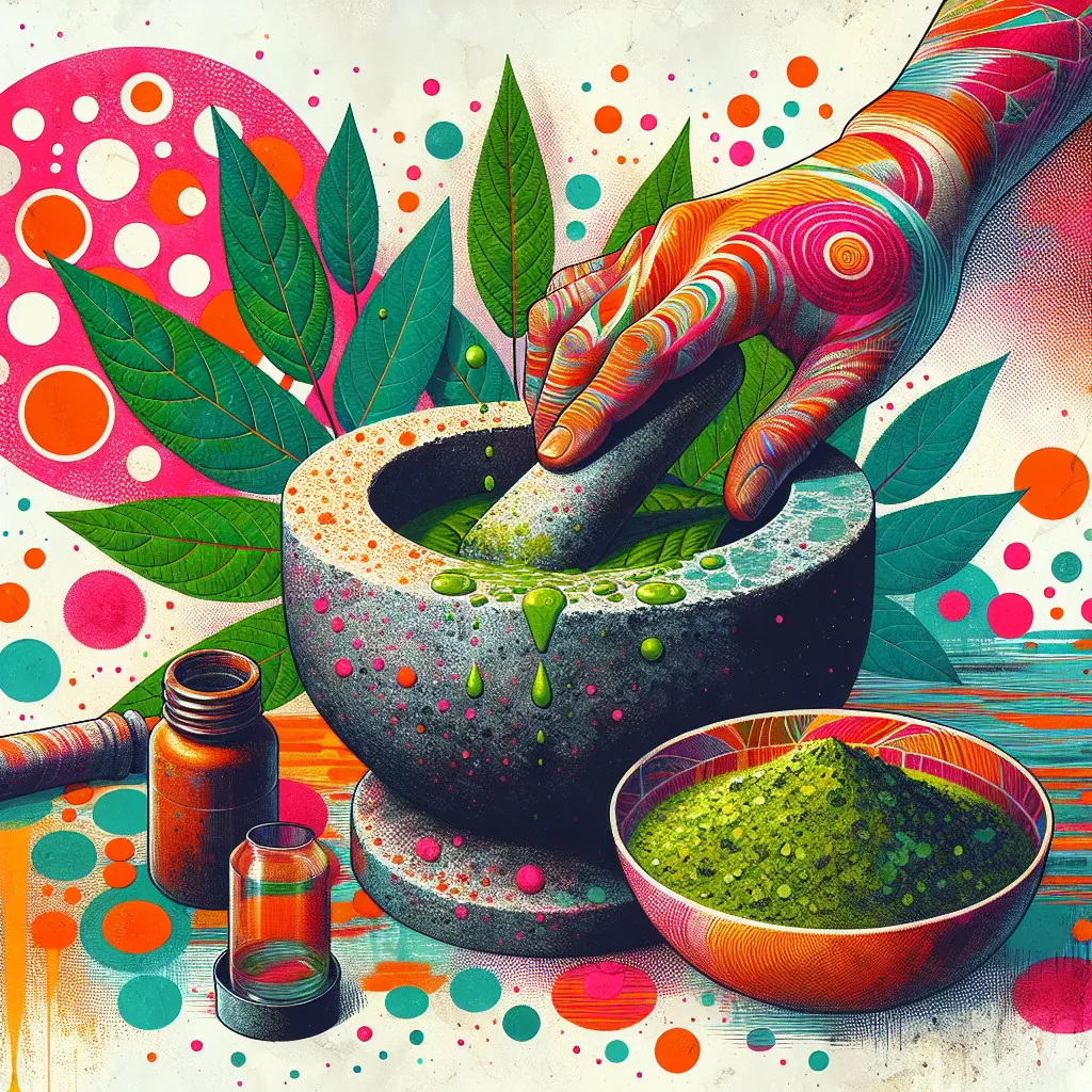 Making a DIY Plantain Poultice for Bug Bites