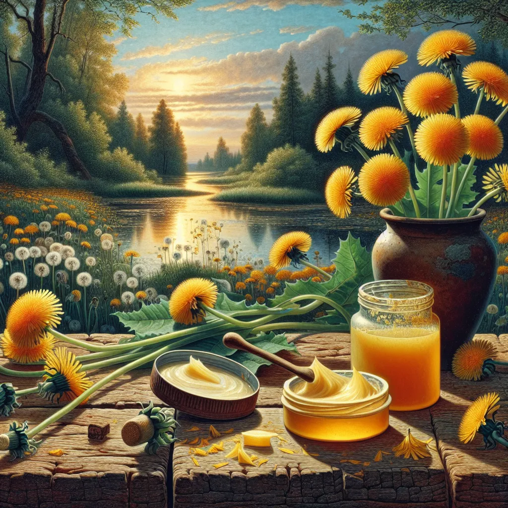 Making a Homemade Dandelion Salve for Muscle Aches