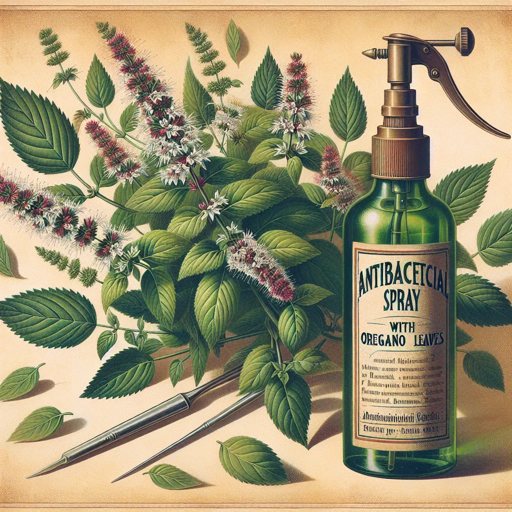 Using Oregano Leaves to Create an Antibacterial Herbal Spray